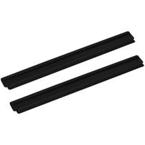Kit 02 Protetores Veda Porta Poliéster Preto 80 cm - Lyam Decor