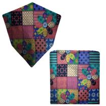 Kit 02 Puff Decorativo Dado Quadrado Suede Primavera Kit 02 Puff Decorativo Dado Quadrado Suede Primavera