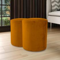 KIT 02 Puff Narciso com Pés Plásticos Conforto e Estilo para sua Casa KIT 02 Puff Narciso com Pés Plásticos Conforto e Estilo para sua Casa