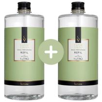 Kit 02 Refil Água Perfumada 1l - Via Aroma Escolha o Aroma