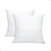 Kit 02 Refil De Almofada 60cm x 60cm Muito Resistente Macio Sala Decoração Quarto