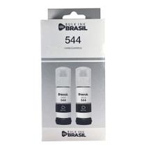 KIt 02 Refil de tinta compatível T544 T544120-2P Preto para impressora Tank L3260 KIt 02 Refil de tinta compatível T544 T544120-2P Preto para impressora Tank L3260