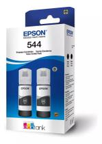 Kit 02 Refil de tinta T544 Preto para impressora Tank ECOEP .S0N ORI544 Kit 02 Refil de tinta T544 Preto para impressora Tank ECOEP .S0N ORI544