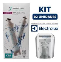 Kit 02 Refil Filtro Electrolux Purificador Água Pe11b Pe11x - Hidrofiltros