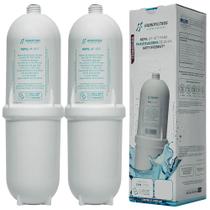 Kit 02 Refil Filtro Hidrofiltros Compatível Purificador Soft Everest Purificador SOFT STAR/SOFT SLIM/SOFT FLAT/SOFT FIT/SOFT PLUS refil 2 em 1 - Hidrofiltros Compat. Soft