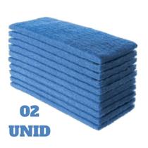 Kit 02 Refil Limpa Tudo Fibra Azul Macia
