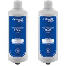 Kit 02 Refil Planeta Agua FPA16 Compativel Refil Filtro Para Purificador De Água Lb Libell Flex