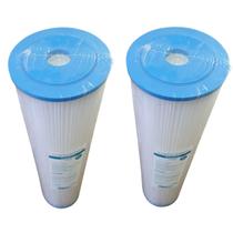 Kit 02 Refil Plissado Lavável 20 Polegadas Big Blue Vazão 6.000 L/h 30 Micra Cor Branco Kit 02 Refil Plissado Lavável 20 Polegadas Big Blue Vazão 6.000 L/h 30 Micra Cor Branco