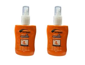 Kit 02 Repelentes Spray até 4 horas de Proteção contra Dengue, Chikungunya e Pernilongo 100 ml Nutriex