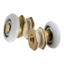 Kit 02 Roldana Excentrica De Latão Anti Ferrugem Para Porta e Janela de Correr Box De Vidro Temperado 8mm 10mm Kit 02 Roldana Excentrica De Latão Anti Ferrugem Para Porta e Janela de Correr Box De Vidro Temperado 8mm 10mm