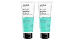 Kit 02 Sabonete Esfoliante Antiacne 80ml - Labotrat