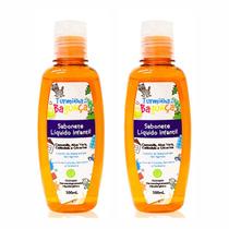 Kit 02 Sabonetes Líquido Baby TURMINHA DA BAGUNÇA 200 ml Produto 100% Vegano