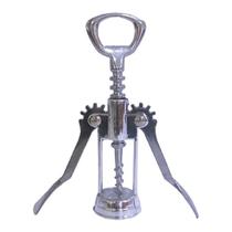 Kit 02 Saca Rolhas Aço Inox Abridor De Garrafa De Vinho