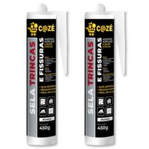 Kit 02 Sela Trincas Fissuras Rachaduras Laje Telhas Parede