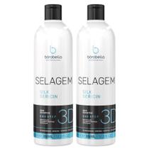 Kit 02 Selagem 3d Borabella 350ml Blonde