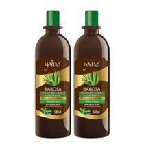 Kit 02 Shampoo Babosa Auxilia no Crescimento Yabae