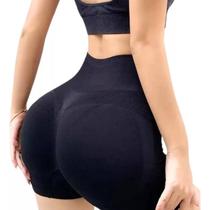 Kit 02 Shorts Preto Empina Bumbum Modela no Corpo Kit 02 Shorts Preto Empina Bumbum Modela no Corpo