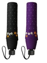 KIT 02 Sombrinha fem Al Super Leve Voyagem Preto Roxo 3025