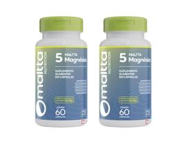 Kit 02 Suplemento Alimentar 5 Magnésios 60 Caps - Maltta Nutrition Kit 02 Suplemento Alimentar 5 Magnésios 60 Caps - Maltta Nutrition
