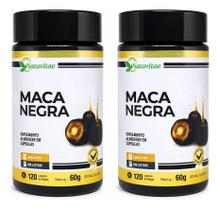 Kit 02 Suplemento Ma ca Perua na Negra 120 Cápsulas cada De 500mg Natuvitae Kit 02 Suplemento Ma ca Perua na Negra 120 Cápsulas cada De 500mg Natuvitae