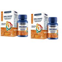 Kit 02 Suplemento Nutrição Triplo Imuno 30Cpr Catarinense