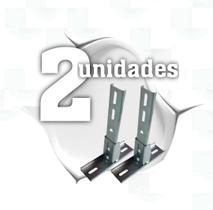 kit 02 Suportes motor basculante braço regulável fixação