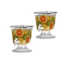 Kit 02 Suqueira Refresqueira Dispensador De Agua Suco 4,5 L