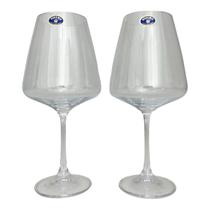 Kit 02 Taças Cristal Vinho Tinto 570ml Bohemia Linha Corvus