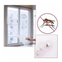 Kit 02 Tela Mosquiteiro Para Janela 1,3x1,5m Com tiras autocolantes Top Util Anti-inseto Mosquito Janela