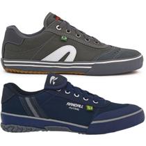 Kit 02 Tênis Chuteira Futsal Solado Antiderrapante Lona Adulto