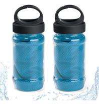 Kit 02 Toalhas Academia Treino Exercício Funcional Fitness + Garrafa