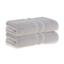 Kit 02 Toalhas Banho Gigante Buddemeyer Bege Algodão Egípcio