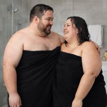 Kit 02 Toalhas de Banho Adulto Plus Size Gigante 1,40mx1,0m Xxg