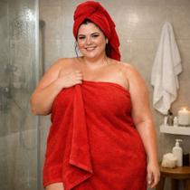 Kit 02 Toalhas de Banho Adulto Plus Size Gigante 1,40mx1,0m Xxg