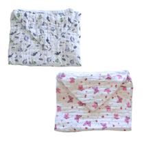 Kit 02 Toalhas de Banho Bebê Soft Fralda com Capuz 85cm x1m