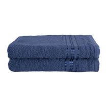 Kit 02 Toalhas de Banho Felpuda 100% Algodao Hipoalergenica Linea