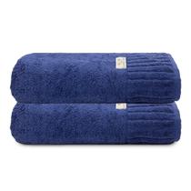 Kit 02 Toalhas De Banho Gigante Velour Camesa 100% Algodão