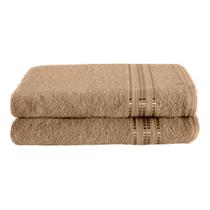 Kit 02 toalhas de banho linea 100% Algodão Hipoalergenica Felpuda