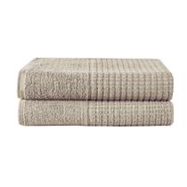 Kit 02 Toalhas De Banho Viena Marrom Claro