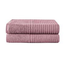 Kit 02 Toalhas De Banho Viena Rosa Barroco Kit 02 Toalhas De Banho Viena Rosa Barroco