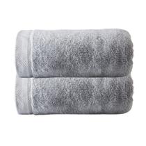 Kit 02 Toalhas Rosto 48x90 Cinza/Silver Star Cotton Kacyumara - Casa K