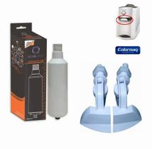 Kit 02 Torneiras Purificador Colormaq Curvada + Filtro Refil Compatível Kit 02 Torneiras Purificador Colormaq Curvada + Filtro Refil Compatível