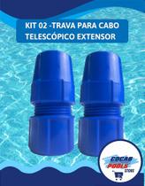 KIT 02 - Trava para Cabo Telescópico para Limpeza de Piscina Brustec KIT 02 - Trava para Cabo Telescópico para Limpeza de Piscina Brustec