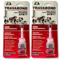 Kit 02 Trava Rosca Porca E Parafuso Prisioneiros Alto Torque