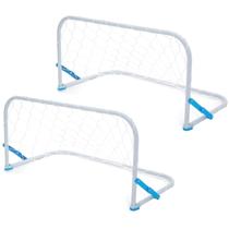 Kit 02 Traves De Futebol Mini Gol De Aço A3 - Mep Kids