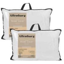 Kit 02 Travesseiros Altenburg Plumi Gold 180 Fios Toque de Plumas