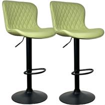 Kit 02 Un Banqueta Para Cozinha Americana Alta Bar Balcão prime.office P080