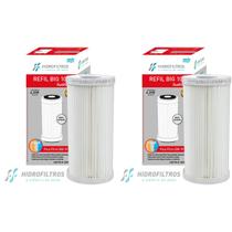 KIT 02 UN Refil Hidrofiltros P/ Filtro Big 10 Original