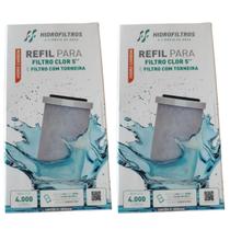Kit 02 Un Refil Original P/filtros Hidrofiltros Pou 5 80l/h