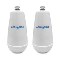 Kit 02 Un Refil Para Torneira Filtro Acquabios Bica Movel